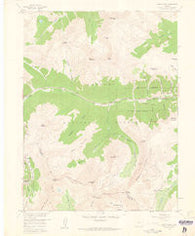 Grays Peak Colorado Historical topographic map, 1:24000 scale, 7.5 X 7.5 Minute, Year 1958