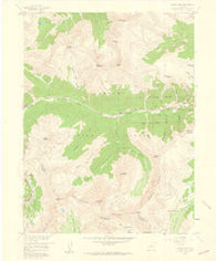 Grays Peak Colorado Historical topographic map, 1:24000 scale, 7.5 X 7.5 Minute, Year 1958