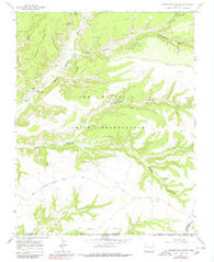 Greasewood Canyon Colorado Historical topographic map, 1:24000 scale, 7.5 X 7.5 Minute, Year 1966