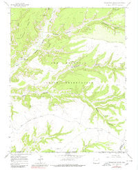 Greasewood Canyon Colorado Historical topographic map, 1:24000 scale, 7.5 X 7.5 Minute, Year 1966