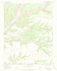 Greasewood Canyon Colorado Historical topographic map, 1:24000 scale, 7.5 X 7.5 Minute, Year 1966