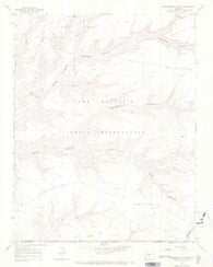 Greasewood Canyon Colorado Historical topographic map, 1:24000 scale, 7.5 X 7.5 Minute, Year 1966