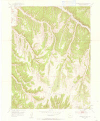 Greasewood Gulch Colorado Historical topographic map, 1:24000 scale, 7.5 X 7.5 Minute, Year 1952
