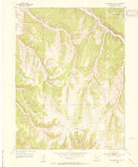 Greasewood Gulch Colorado Historical topographic map, 1:24000 scale, 7.5 X 7.5 Minute, Year 1952