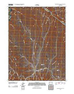 Greasewood Gulch Colorado Historical topographic map, 1:24000 scale, 7.5 X 7.5 Minute, Year 2010