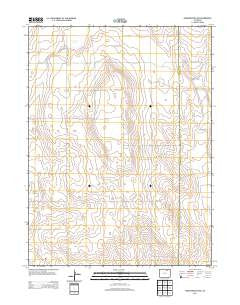 Greasewood Lake Colorado Historical topographic map, 1:24000 scale, 7.5 X 7.5 Minute, Year 2013