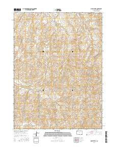 Great Divide Colorado Current topographic map, 1:24000 scale, 7.5 X 7.5 Minute, Year 2016