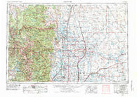 Greeley Colorado Historical topographic map, 1:250000 scale, 1 X 2 Degree, Year 1954