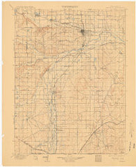 Greeley Colorado Historical topographic map, 1:125000 scale, 30 X 30 Minute, Year 1902