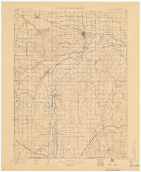 Greeley Colorado Historical topographic map, 1:125000 scale, 30 X 30 Minute, Year 1902