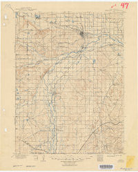 Greeley Colorado Historical topographic map, 1:125000 scale, 30 X 30 Minute, Year 1902