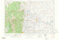 Greeley Colorado Historical topographic map, 1:250000 scale, 1 X 2 Degree, Year 1954