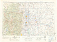 Greeley Colorado Historical topographic map, 1:250000 scale, 1 X 2 Degree, Year 1965