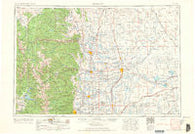 Greeley Colorado Historical topographic map, 1:250000 scale, 1 X 2 Degree, Year 1964