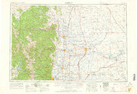 Greeley Colorado Historical topographic map, 1:250000 scale, 1 X 2 Degree, Year 1961