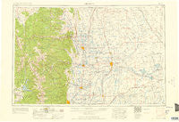 Greeley Colorado Historical topographic map, 1:250000 scale, 1 X 2 Degree, Year 1958