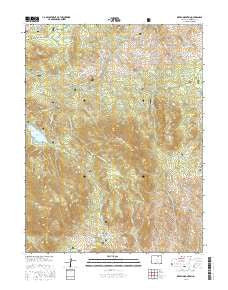 Green Mountain Colorado Current topographic map, 1:24000 scale, 7.5 X 7.5 Minute, Year 2016
