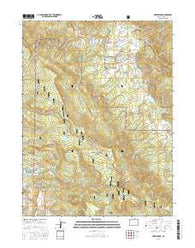Green Ridge Colorado Current topographic map, 1:24000 scale, 7.5 X 7.5 Minute, Year 2016