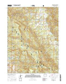Green Ridge Colorado Current topographic map, 1:24000 scale, 7.5 X 7.5 Minute, Year 2016