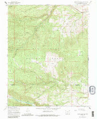 Greenie Mountain Colorado Historical topographic map, 1:24000 scale, 7.5 X 7.5 Minute, Year 1967