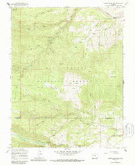 Greenie Mountain Colorado Historical topographic map, 1:24000 scale, 7.5 X 7.5 Minute, Year 1967