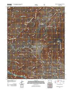 Greenie Mountain Colorado Historical topographic map, 1:24000 scale, 7.5 X 7.5 Minute, Year 2011