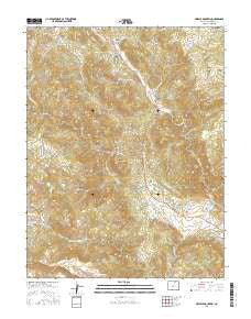 Gribble Mountain Colorado Current topographic map, 1:24000 scale, 7.5 X 7.5 Minute, Year 2016
