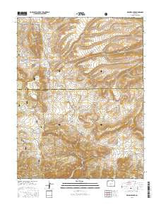 Gribbles Park Colorado Current topographic map, 1:24000 scale, 7.5 X 7.5 Minute, Year 2016