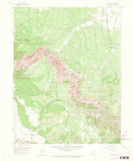 Grizzly Ridge Colorado Historical topographic map, 1:24000 scale, 7.5 X 7.5 Minute, Year 1957