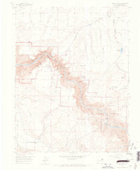 Grizzly Ridge Colorado Historical topographic map, 1:24000 scale, 7.5 X 7.5 Minute, Year 1957