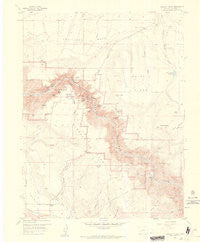 Grizzly Ridge Colorado Historical topographic map, 1:24000 scale, 7.5 X 7.5 Minute, Year 1957