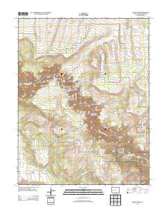 Grizzly Ridge Colorado Historical topographic map, 1:24000 scale, 7.5 X 7.5 Minute, Year 2013