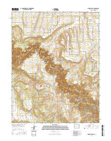 Grizzly Ridge Colorado Current topographic map, 1:24000 scale, 7.5 X 7.5 Minute, Year 2016