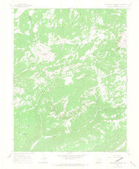 Groundhog Mountain Colorado Historical topographic map, 1:24000 scale, 7.5 X 7.5 Minute, Year 1964