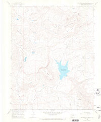 Groundhog Reservoir Colorado Historical topographic map, 1:24000 scale, 7.5 X 7.5 Minute, Year 1964