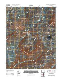 Groundhog Mountain Colorado Historical topographic map, 1:24000 scale, 7.5 X 7.5 Minute, Year 2011
