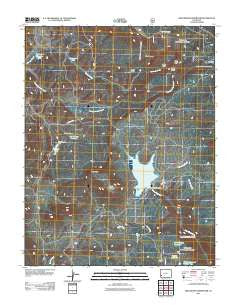 Groundhog Reservoir Colorado Historical topographic map, 1:24000 scale, 7.5 X 7.5 Minute, Year 2011