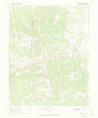 Grouse Creek Colorado Historical topographic map, 1:24000 scale, 7.5 X 7.5 Minute, Year 1967
