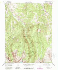 Grouse Mountain Colorado Historical topographic map, 1:24000 scale, 7.5 X 7.5 Minute, Year 1962