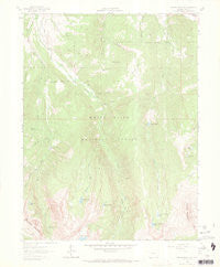 Grouse Mountain Colorado Historical topographic map, 1:24000 scale, 7.5 X 7.5 Minute, Year 1962