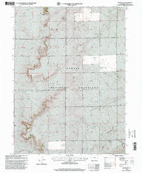 Grover NE Colorado Historical topographic map, 1:24000 scale, 7.5 X 7.5 Minute, Year 1997