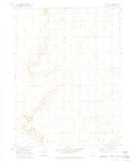Grover NE Colorado Historical topographic map, 1:24000 scale, 7.5 X 7.5 Minute, Year 1972