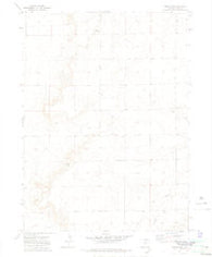 Grover NE Colorado Historical topographic map, 1:24000 scale, 7.5 X 7.5 Minute, Year 1972