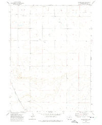 Grover North Colorado Historical topographic map, 1:24000 scale, 7.5 X 7.5 Minute, Year 1972