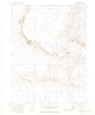 Grover SE Colorado Historical topographic map, 1:24000 scale, 7.5 X 7.5 Minute, Year 1972