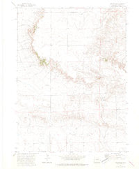 Grover SE Colorado Historical topographic map, 1:24000 scale, 7.5 X 7.5 Minute, Year 1972