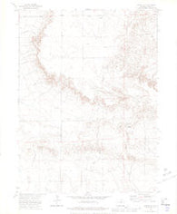 Grover SE Colorado Historical topographic map, 1:24000 scale, 7.5 X 7.5 Minute, Year 1972