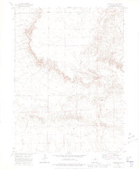 Grover SE Colorado Historical topographic map, 1:24000 scale, 7.5 X 7.5 Minute, Year 1972