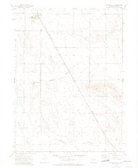 Grover South Colorado Historical topographic map, 1:24000 scale, 7.5 X 7.5 Minute, Year 1972