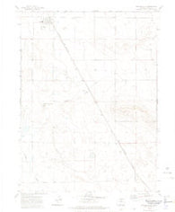 Grover South Colorado Historical topographic map, 1:24000 scale, 7.5 X 7.5 Minute, Year 1972